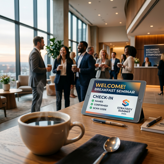 Inspirerende morgenstemning på seminar